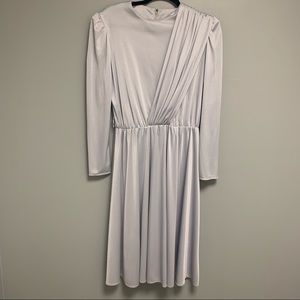 Vintage 1970s Women’s Sash Long Sleeve Dress Large